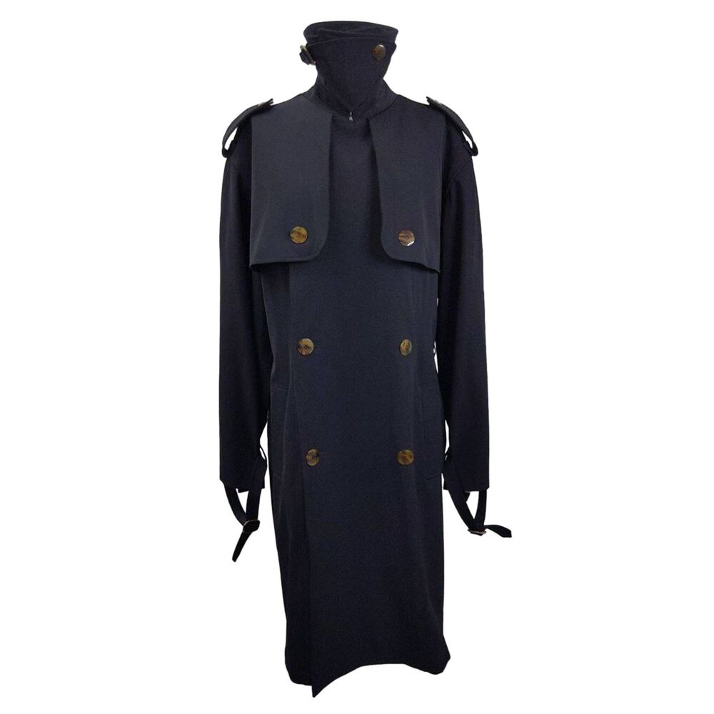 Jean Paul Gaultier Archival Wool Blend Trench Coat Winter 1986 1987 Reedition - Picture 2 of 16